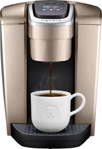  Keurig - K-Elite Single-Serve K-Cup Pod Coffee Maker - Brushed Gold