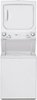 GE - 3.9 Cu. Ft. Top Load Washer and 5.9 Cu.Ft Gas Dryer Laundry Center with ENERGY STAR - White-Front_Standard