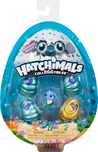  Hatchimals - CollEGGtibles Mermal Magic Egg (4-Pack) with Bonus Figure