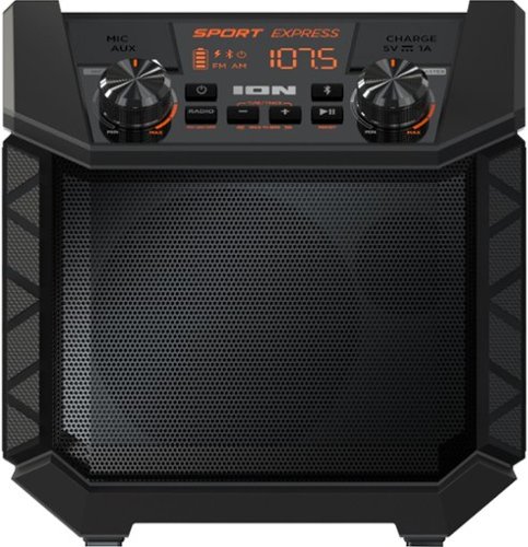  ION Audio - Sport Go Tailgate Portable PA Speaker - Black