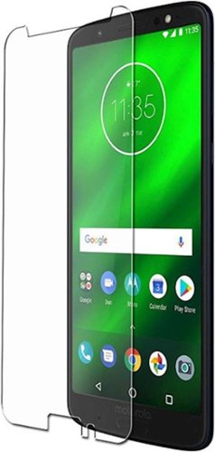 SaharaCase - ZeroDamage Tempered Glass Screen Protector for Motorola Moto G6 - Clear-Left_Standard 