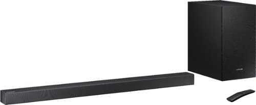  Samsung - 2.1-Channel 200W Soundbar System with 6-1/2&quot; Wireless Subwoofer - Charcoal Black