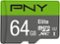 PNY - 64GB Elite Class 10 U1 microSDXC Flash Memory Card-Front_Standard