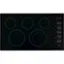 Front. Frigidaire - 36" Electric Cooktop - Black.