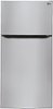 LG - 23.8 Cu. Ft. Top-Freezer Refrigerator - Stainless Steel-Front_Standard