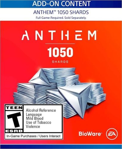  Anthem 1,050 Shards - PlayStation 4 [Digital]