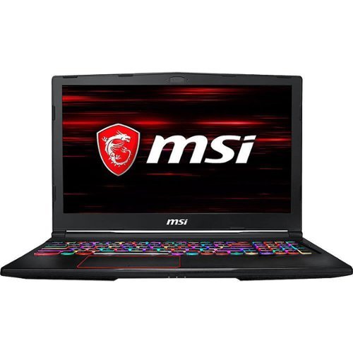 MSI - 15.6" Gaming Laptop - Intel Core i7 - 16GB Memory - NVIDIA GeForce RTX 2080 - 1TB Hard Drive + 512GB SSD - Aluminum Black-Front_Standard 