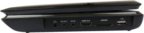 Sylvania 10” Portable Blu-ray Player with Swivel Screen - Black GLOBAL SHIPPING