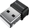 NETGEAR - Dual-Band Wireless-AC USB Network Adapter - Black-Front_Standard