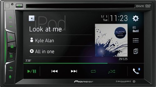 6.2" - Amazon Alexa when Paired with Pioneer Vozsis App, Apple CarPlay®,  Bluetooth® - Multimedia DVD Receiver - Black