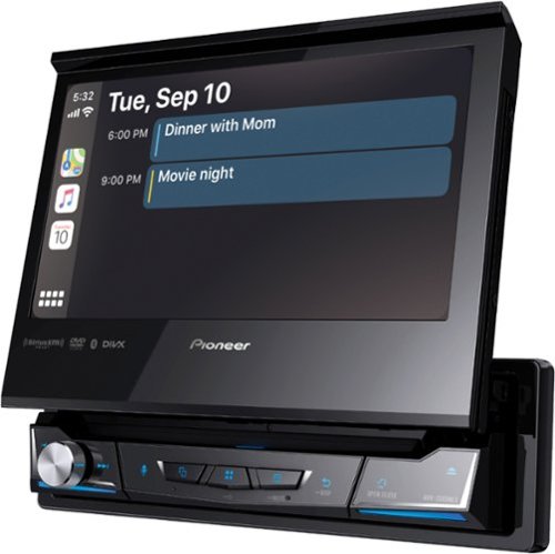 Pioneer 7 Motorized Android Auto and Apple CarPlay Bluetooth Digital Media (DM) Receiver - Black BUY ONLINE