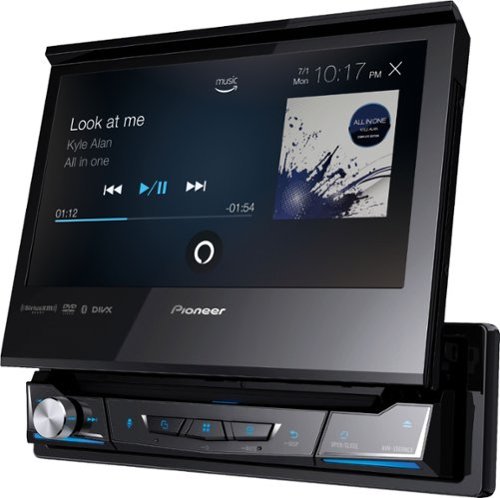 Pioneer 7 Motorized Android Auto and Apple CarPlay Bluetooth Digital Media (DM) Receiver - Black BUY IN AUSTRALIA