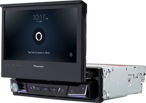 Pioneer 7 Motorized Android Auto and Apple CarPlay Bluetooth Digital Media (DM) Receiver - Black BUY IN SINGAPORE