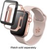ZAGG - InvisibleShield Glass+ 360 Screen Protector for Apple Watch Series 4 40mm and Series 5 40mm - Gold-Angle_Standard
