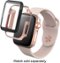 ZAGG - InvisibleShield Glass+ 360 Screen Protector for Apple Watch Series 4 40mm and Series 5 40mm - Gold-Angle_Standard