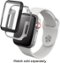 ZAGG - InvisibleShield Glass+ 360 Screen Protector for Apple Watch Series 4 44mm and Series 5 44mm - Silver-Angle_Standard