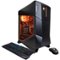 CyberPowerPC - Gaming Desktop - Intel Core i5-9600K - 16GB Memory - NVIDIA GeForce RTX 2060 - 3TB HDD - Black-Front_Standard