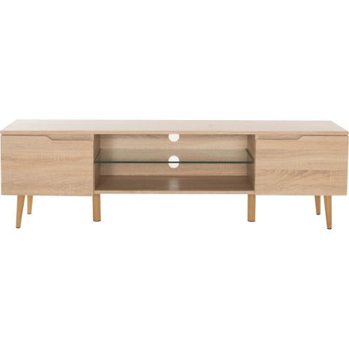 Noble House - Glenwood TV Console for Most TVs Up to 56" - Oak-Front_Standard 