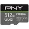 PNY - Pro Elite 512GB MicroSDXC U3 Flash Memory Card-Front_Standard 