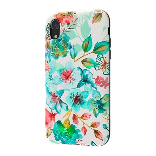 ArtsCase - StrongFit Designers Bright Italian Summer by gingerlique Case for Apple® iPhone® XR - White/Blue