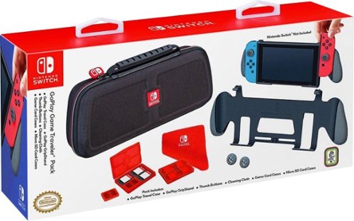 RDS Industries - Nintendo Switch , Black GoPlay Video Game Traveler Pack