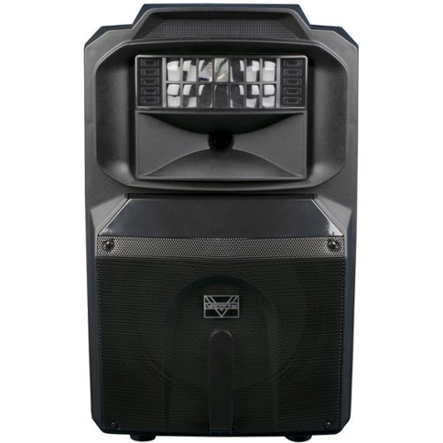 VocoPro - Portable Karaoke System - Black-Front_Standard 