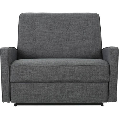 Noble House - Orofino Loveseat Recliner - Gray-Front_Standard 