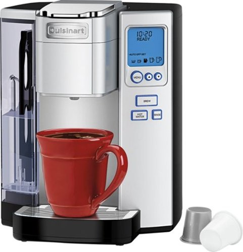 Cuisinart - Single Serve K-Cup Coffee Maker - Stainless Steel-Front_Standard 