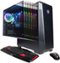 CyberPowerPC - Gamer Master Gaming Desktop - AMD Ryzen 5 2600 - 8GB Memory - AMD Radeon RX 580 4GB - 2TB HDD + 240GB SSD - Black-Front_Standard 