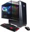 CyberPowerPC - Gamer Master Gaming Desktop - AMD Ryzen 5 2600 - 8GB Memory - AMD Radeon RX 580 4GB - 2TB HDD + 240GB SSD - Black-Front_Standard