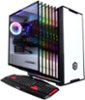 CyberPowerPC - Gamer Master Gaming Desktop - AMD Ryzen 7 2700 - 16GB Memory - AMD Radeon RX 580 8GB - 2TB HDD + 240GB SSD - White-Front_Standard