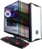 CyberPowerPC - Gamer Master Gaming Desktop - AMD Ryzen 7 2700 - 16GB Memory - AMD Radeon RX 580 8GB - 2TB HDD + 240GB SSD - White-Front_Standard