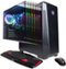 CyberPowerPC - Gamer Master Gaming Desktop - AMD Ryzen 3 2300X - 8GB Memory - AMD Radeon RX 560 2GB - 1TB HDD - Black-Front_Standard