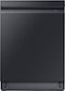 Samsung - 24" AutoRelease Dry Smart Built-In Stainless Steel Tub Dishwasher with 3rd Rack, Linear Wash, 39dBA - Black Stainless Steel-Front_Standard