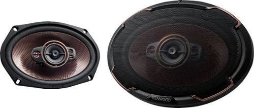 Kenwood - 6" x 9" 5-Way Car Speaker - Black