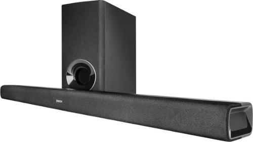  Denon - DHT-S316 Slim Home Theater Sound Bar with Wireless Subwoofer | Virtual Surround Sound | HDMI ARC | Wall Mountable - Black