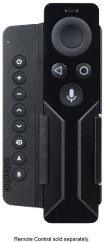 Sideclick - Universal Remote Attachment for Nvidia Shield TV - Black