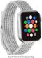 Modal™ - Active Nylon Watch Band for Apple Watch 38mm, 40mm, 41mm and Apple Watch Series 1-9 - White-Angle_Standard 