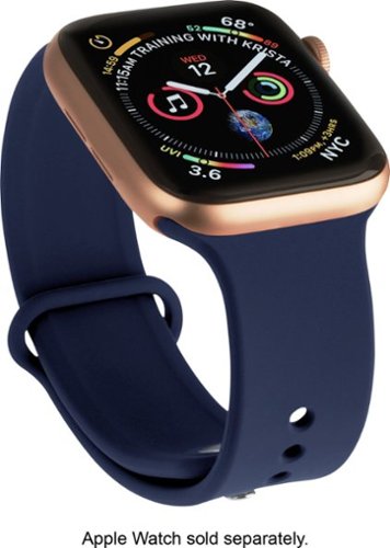 NEXT - Sport Band Watch Strap for Apple Watch® 42mm and 44mm - Midnight Blue-Angle_Standard 