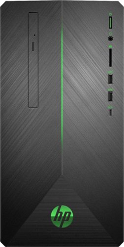 HP - Gaming Desktop - Intel Core i5-8400 - 8GB Memory - NVIDIA GTX 1060 - 1TB HDD + 256GB SSD - Black-Front_Standard 