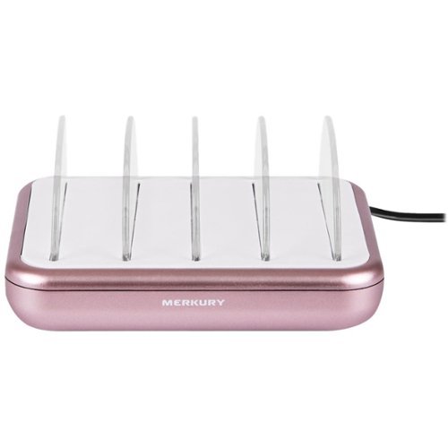 Merkury Innovations - Charging Station - Rose Gold-Front_Standard 