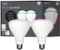 C by GE - BR30 Bluetooth Smart LED Light Bulb (2-Pack) - Multicolor-Front_Standard 