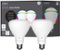C by GE - BR30 Bluetooth Smart LED Light Bulb (2-Pack) - Multicolor-Front_Standard