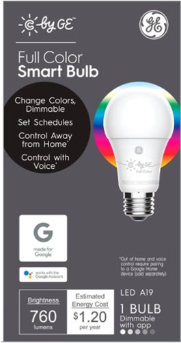 C by GE A19 Bluetooth Smart LED Light Bulb - Multicolor WORLDWIDE DELIVERY