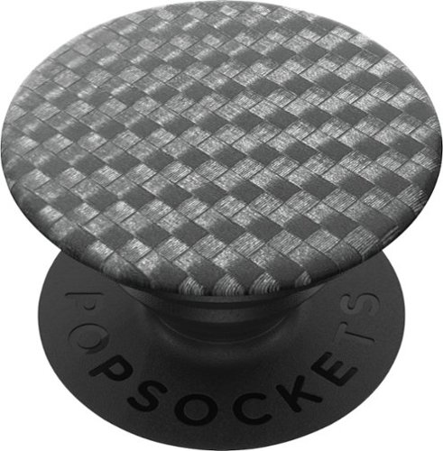 PopSockets - PopGrip Cell Phone Grip & Stand - Carbonite Weave