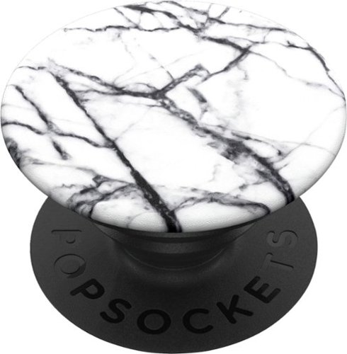PopSockets - PopGrip Cell Phone Grip and Stand - Dove White Marble