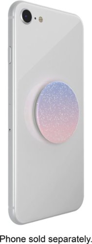 PopSockets PopGrip Premium Cell Phone Grip & Stand - Glitter Morning Haze GLOBAL SHIPPING