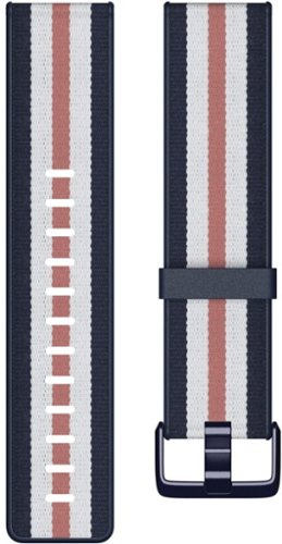 Fitbit Woven Hybrid Watch Strap for Fitbit Versa - Pink Navy WORLDWIDE DELIVERY