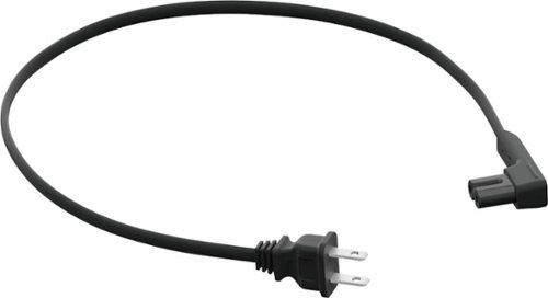 Sonos - 1.6 Power Cable for One and Play:1 - Black