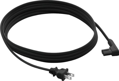 Sonos - 11.5' Power Cable for One and Play:1 - Black